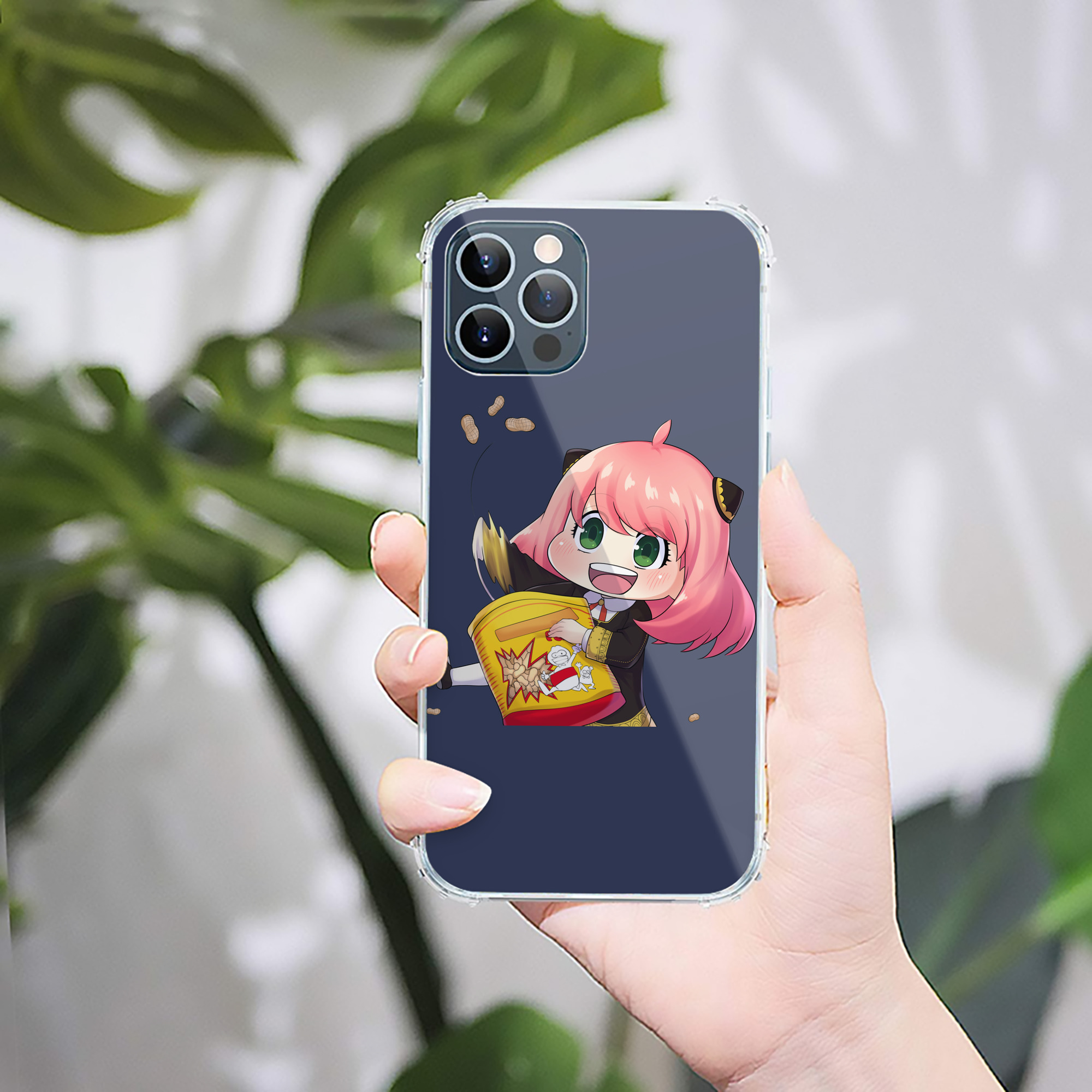 （画像用） SPY×FAMILY间谍家家酒 【iPhone 12シリーズ対応】透明スマホケース（クリアソフトケース）